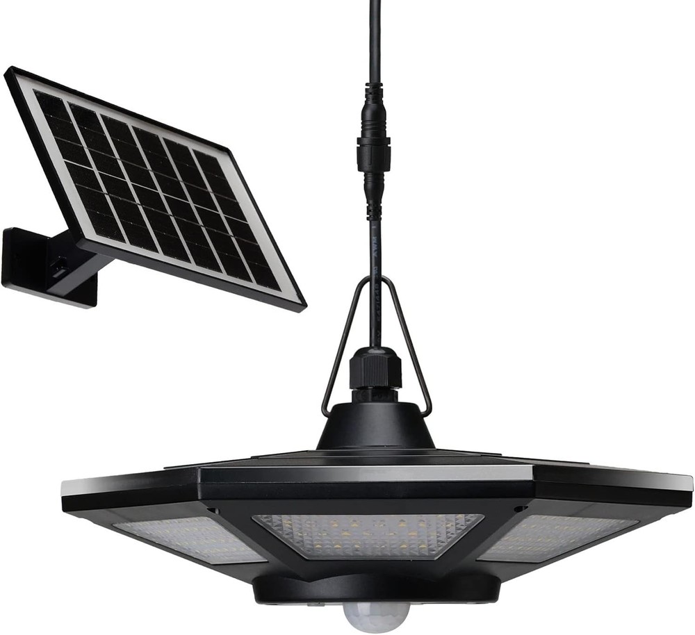 136 LEDs Solar Pendant Lights Indoor/Outdoor Light With Remote Control Dimmable