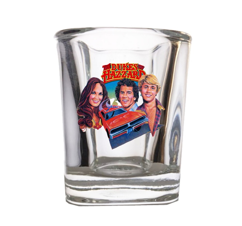 The Dukes Of Hazzard Shot Glass, Limited Edition, Extra Thick, Collectible