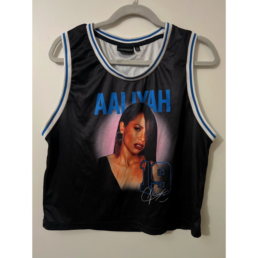 Aaliyah  Crop Jersey Size Large-image