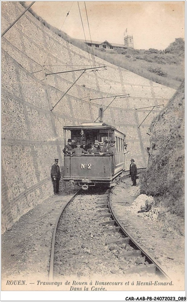 CAR-AABP8-76-0618 Rouen Tram: Bonsecours to Mesnil-Esnard Route Guide & Details