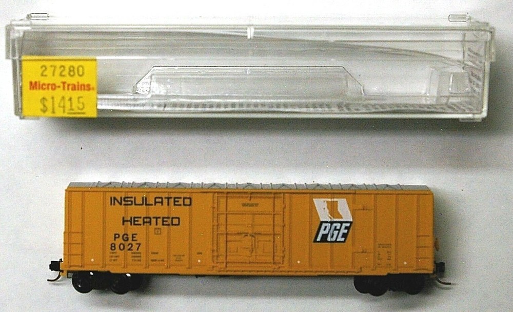MTL Micro-Trains 27280 Pacific Great Eastern PGE 8027 50 foot boxcar