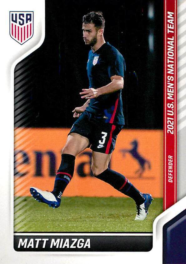 2021 Panini Instant USMNT Matt Miazga 9 National Team Soccer Card