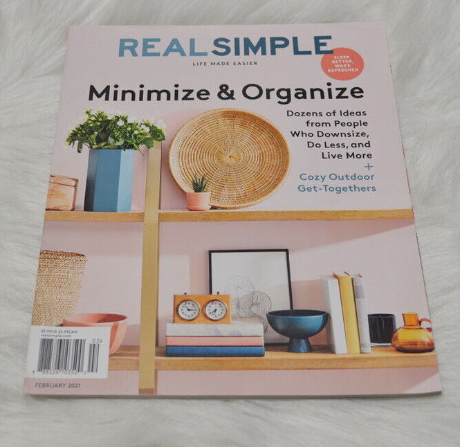 Real Simple Minimize & Organize February 2021 Magazine