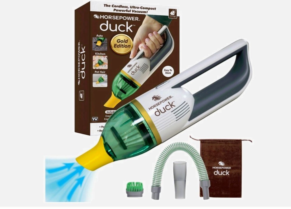 Horsepower Duck Vacuum Rechargeable Handheld Vacuum with Accessories Cordless