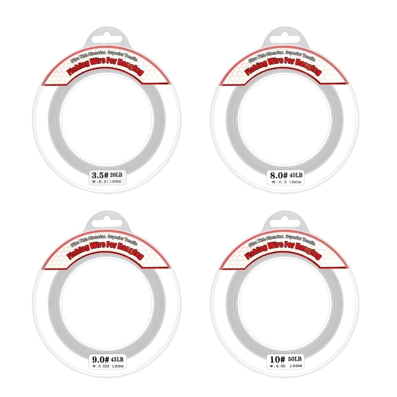 328ft Saltwater Fishing Line Beading Thread Nylon Fishing Line Tear-Resistant