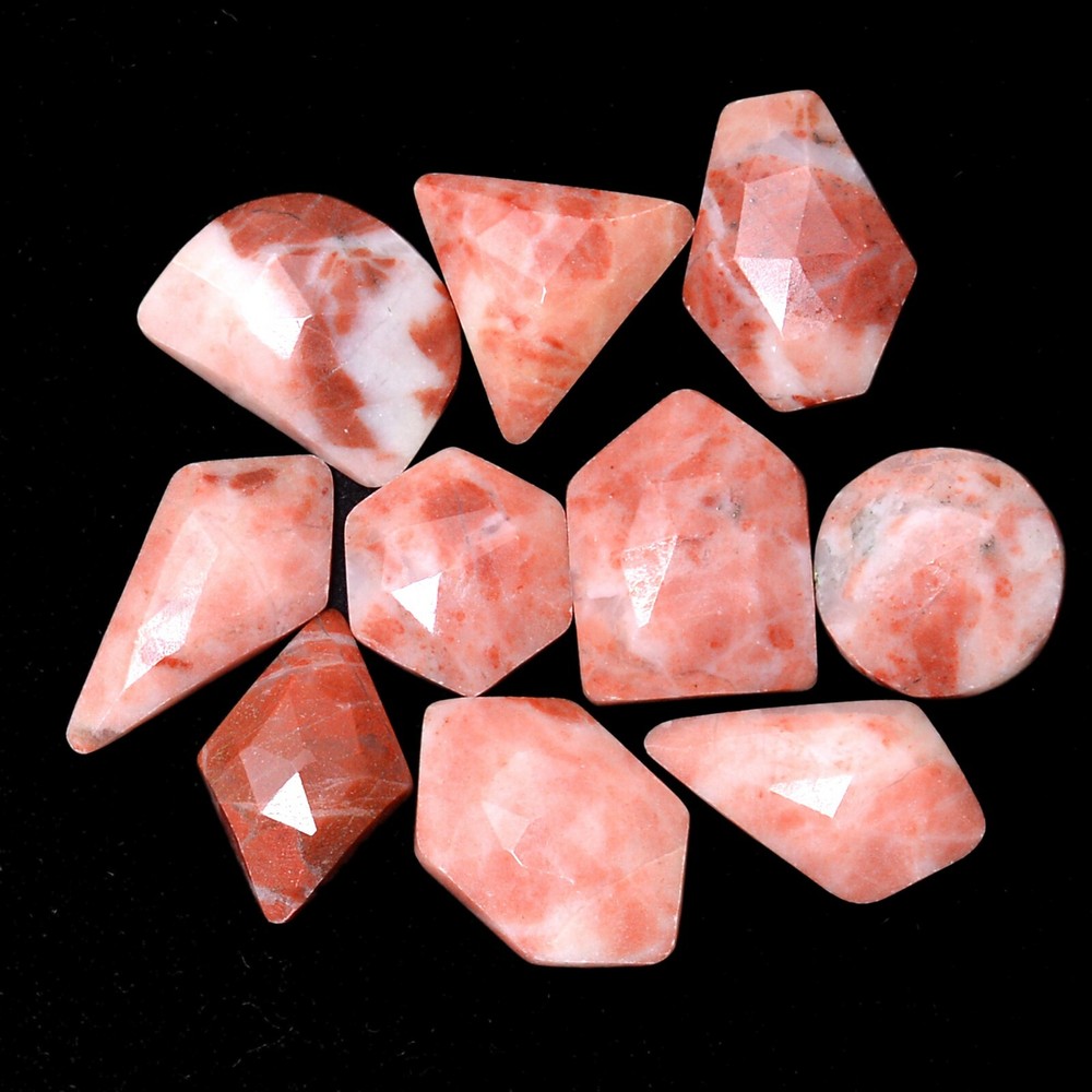 Natural Red Jasper Rose Cut Gemstones Lot 9x11mm-12x17mm Untreated Top Quality