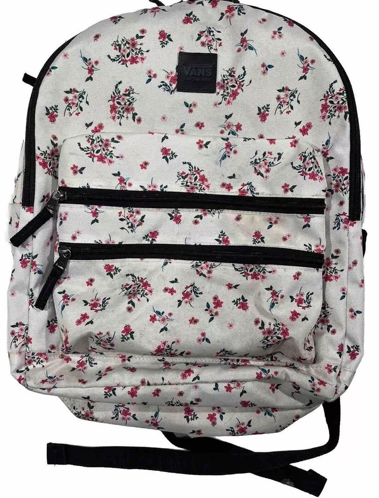 Vans Floral Laptop Backpack for Work School or Travel  