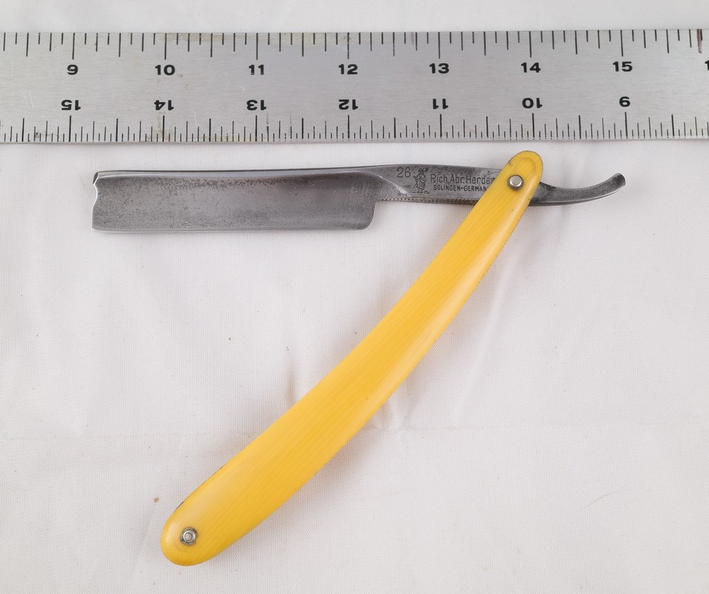 Rich Abr. Herder 26 Solingen Straight Razor Shave Ready-image