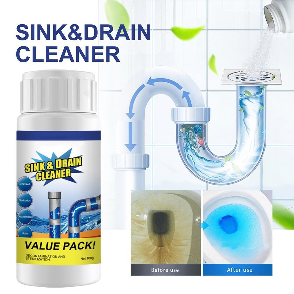 Quick Foaming Cleaning Agent for Sinks and Drainage Channels Clog Remover  T7N7