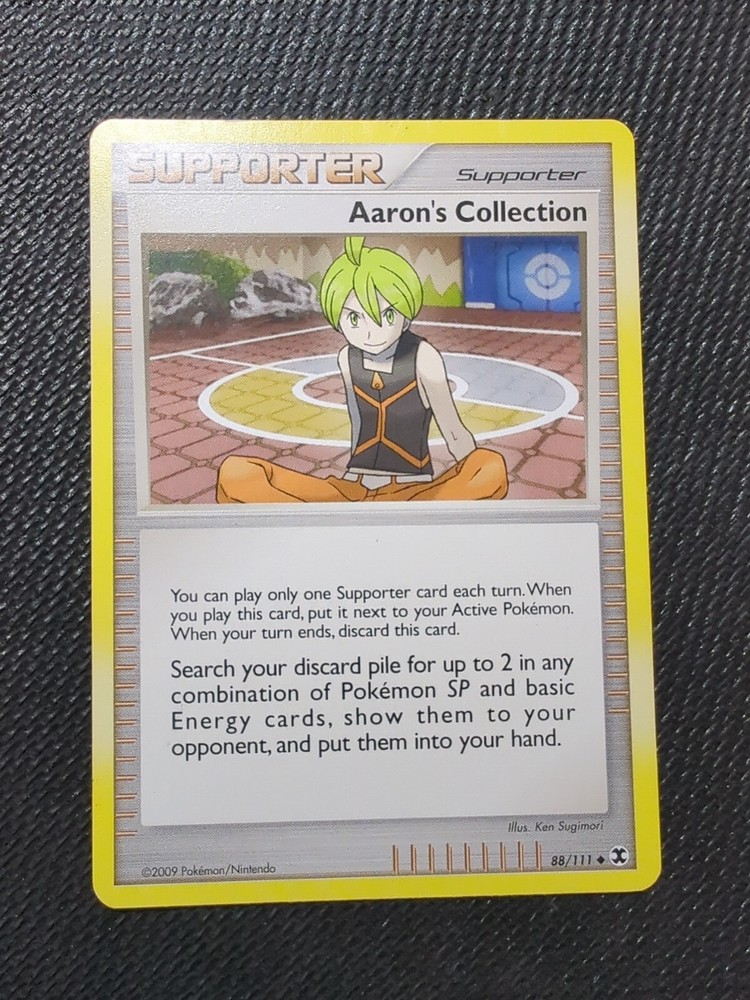 Aaron 88/111 Rising Rivals Regular Holo Pokemon Card-image