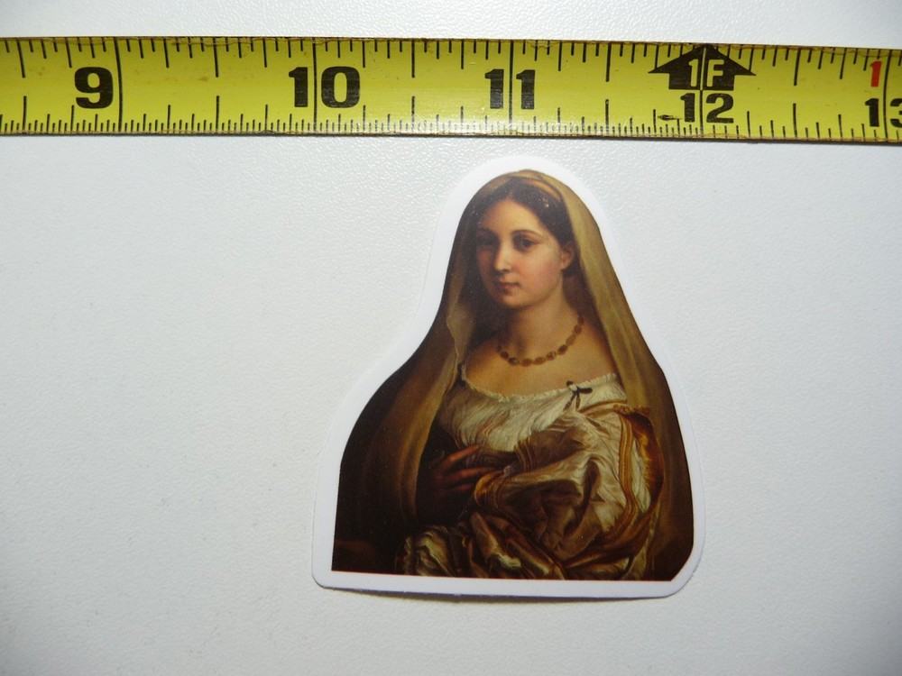 LA VELATA WOMAN WITH A VEIL RAFFAELLO SANZIO DECAL STICKER PAINTING ARTWORK ART