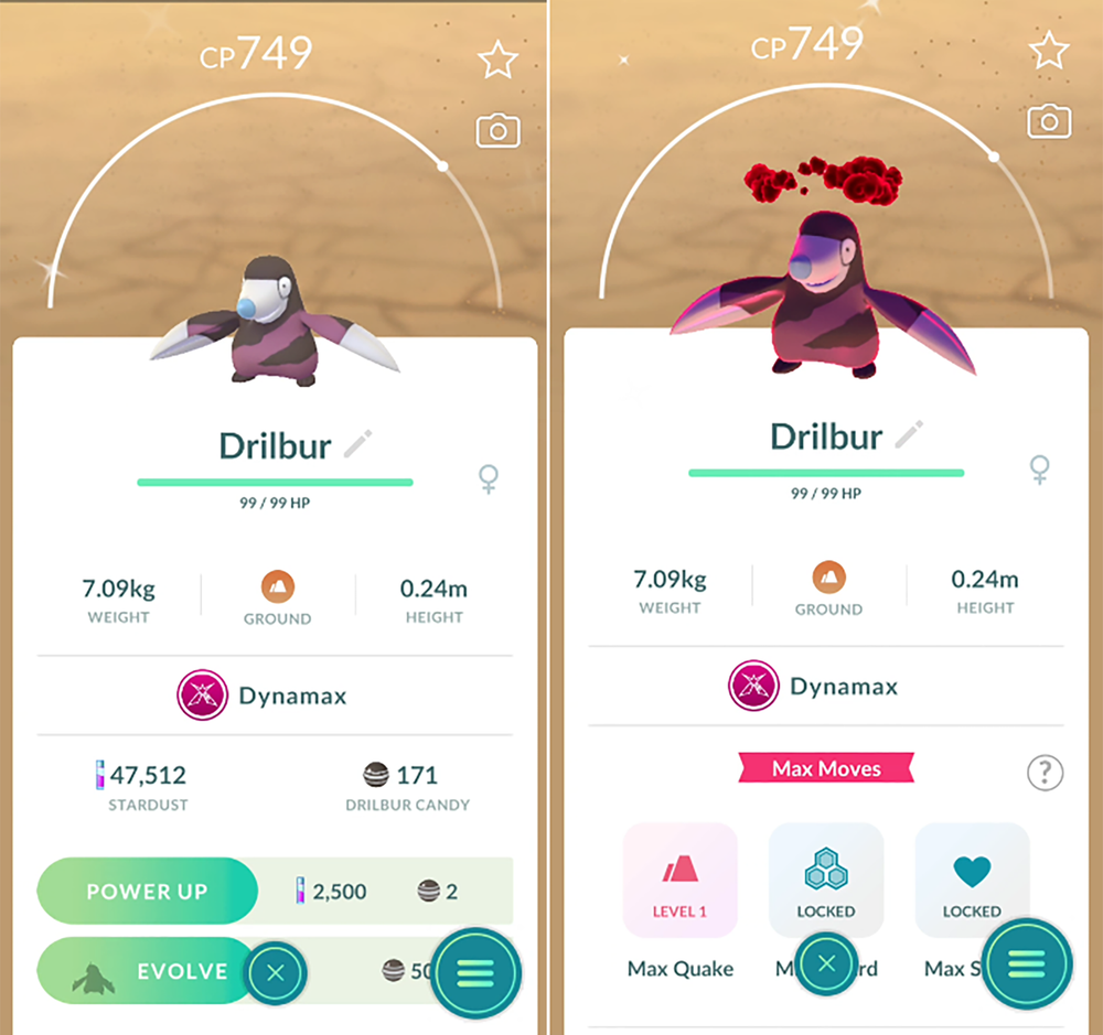 Pokémon Shiny Dynamax Drilbur - MlNl P T C - Read Description