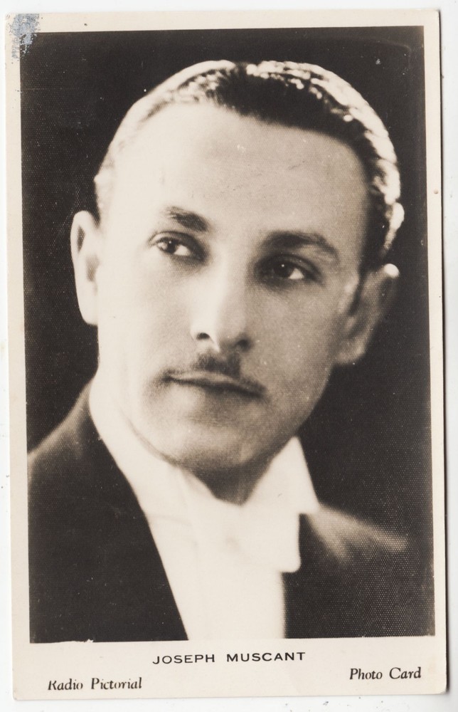 JOSEPH MUSCANT Musician - Radio Pictorial Photo Card - 1930s era era photograph