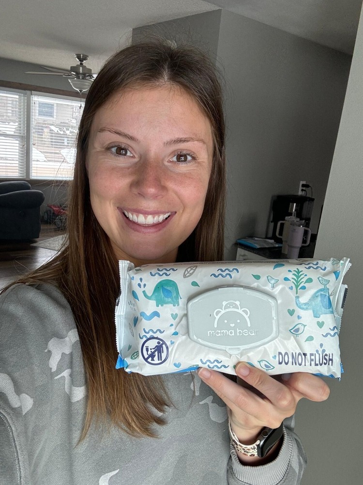 Mama Bear 99% Water Based Baby Wipes 432 Count 6 Packs of 72 Free Fast Delivery