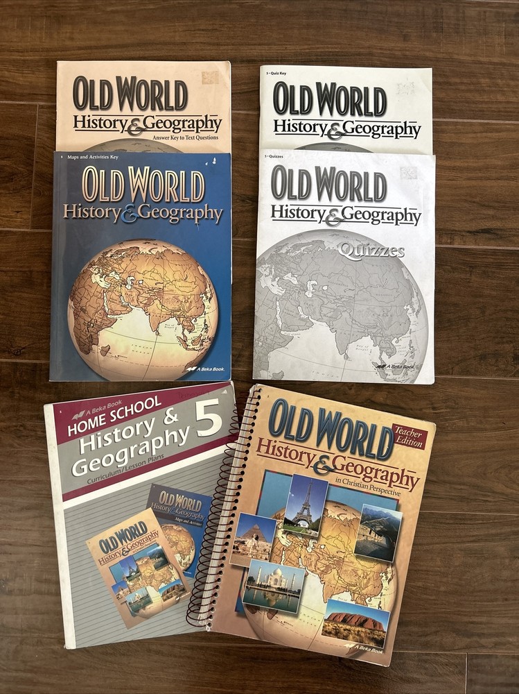 Abeka Grade 5 Old World History Curriculum Bundle  -image