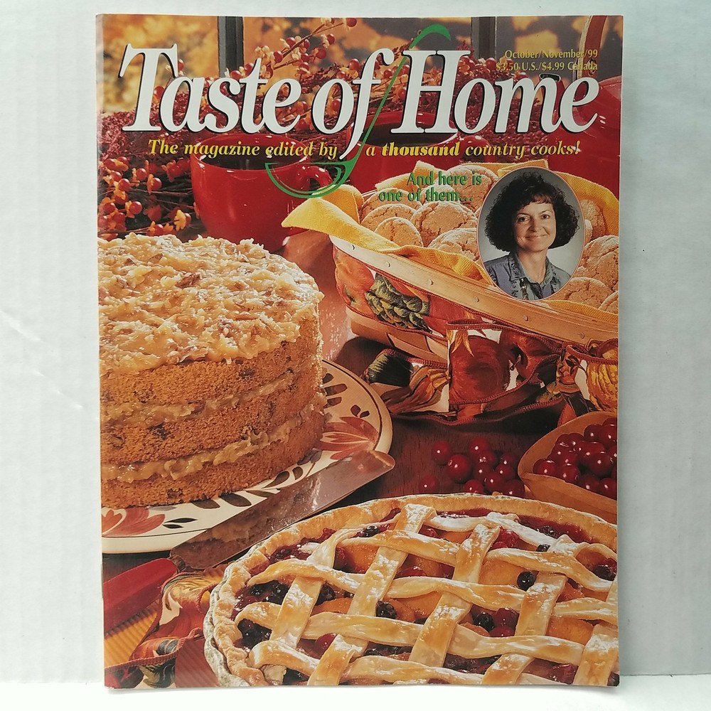 Taste Of Home Oct/Nov 1999 Edited By A Thousand Country Cooks!   D