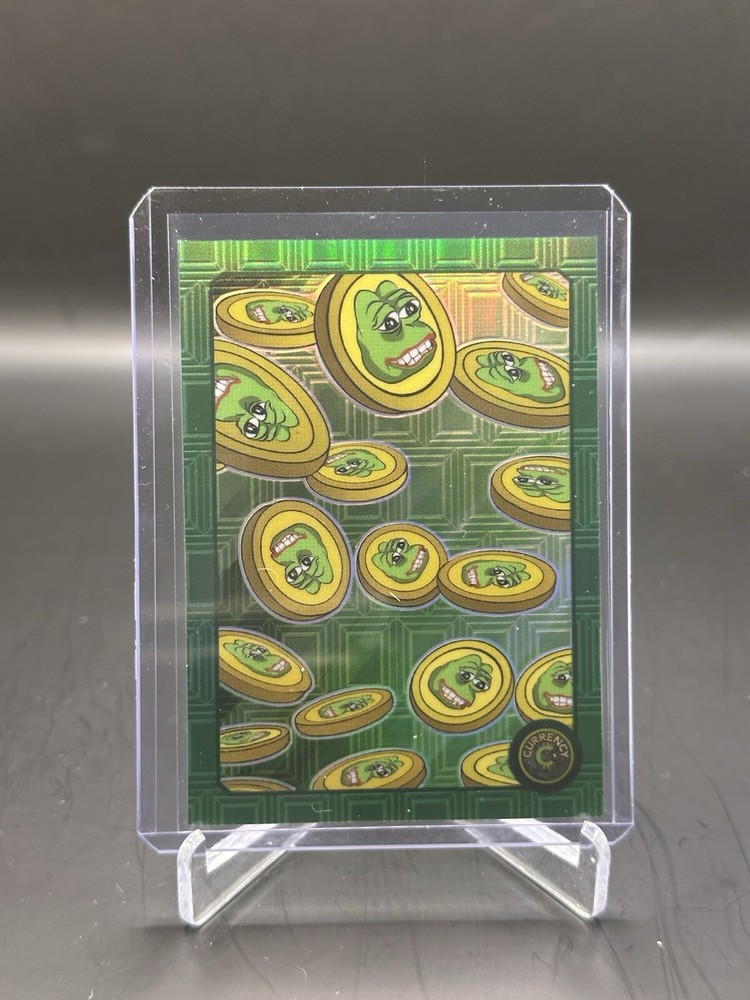 2024 Cardsmiths Currency Series 3 Pepe Coin #32 EMERALD Holo REFRACTOR /99