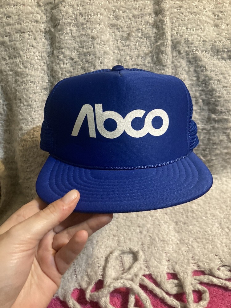 ABCO Blue Heating Cooling Equipment Baseball Trucker  Hat Cap mesh snapback HVAC-image