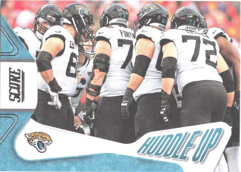2023 Jacksonville Jaguars Score #8 Huddle Up Football Card
