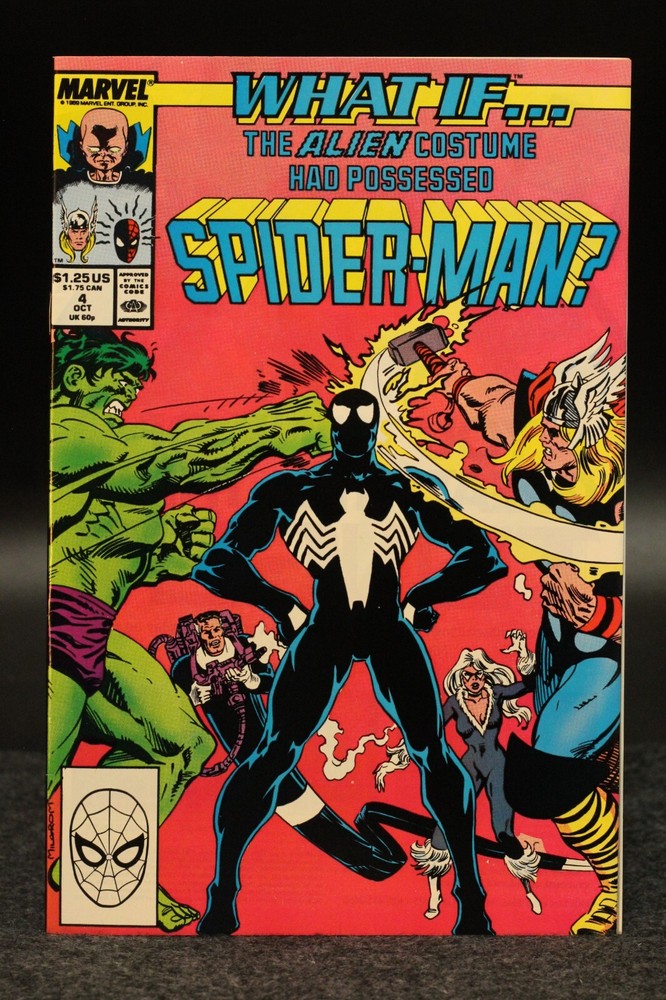 What If 1989 Issue 4 1st Print Venom Possessed Spider-Man NM Condition