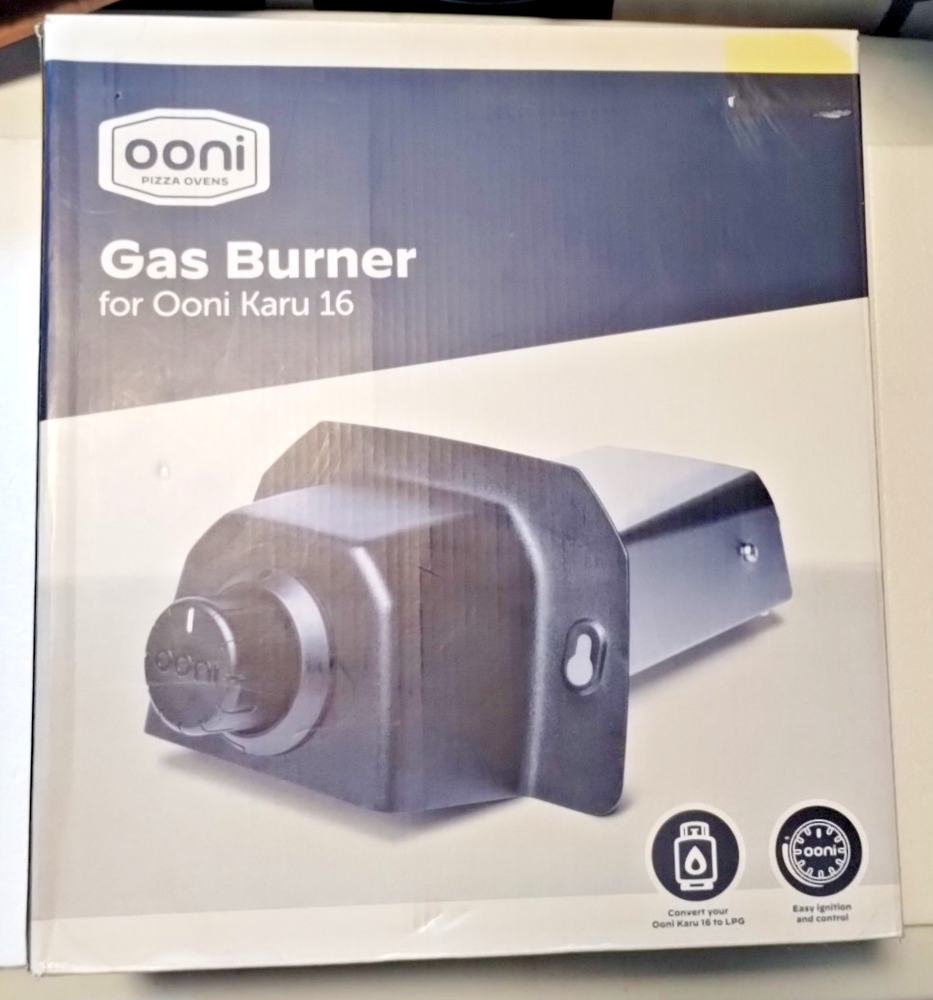 Ooni Gas Burner for use with Ooni Karu 16 Pizza Oven UU-P0EE00 - New In Box