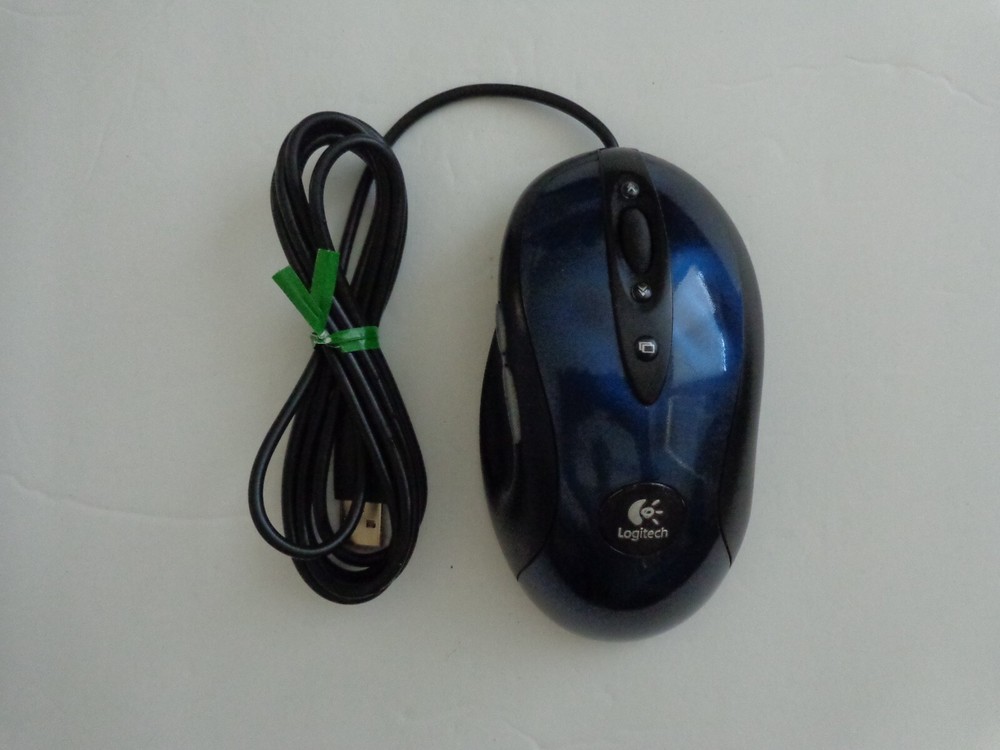 Logitech MX510 High-Performance Blue Optical Gaming Mouse