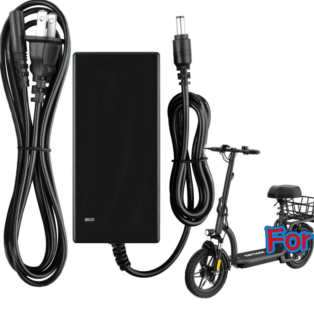 🚲AC Adapter For Gotrax Model Flex 36V 7.8Ah 280.8Wh Li-ion Battery Pack 400W...