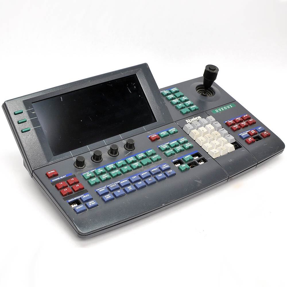 Accom A5100 Control Panel Abekas DVEOUS Powers On AS-IS No Adapter, Missing Keys-image