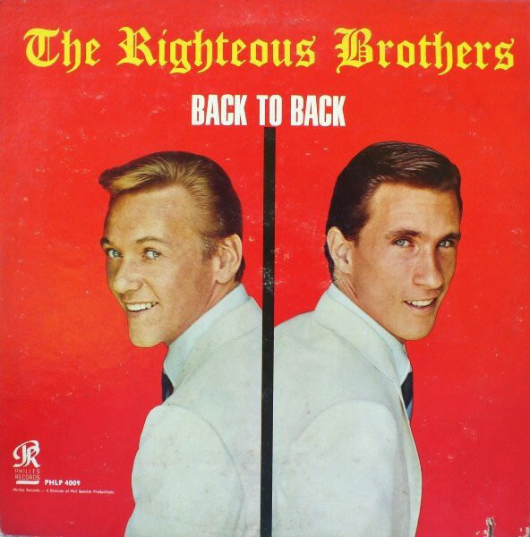 Righteous Brothers - Back To Back - Used Vinyl Record - 99 - T6035A