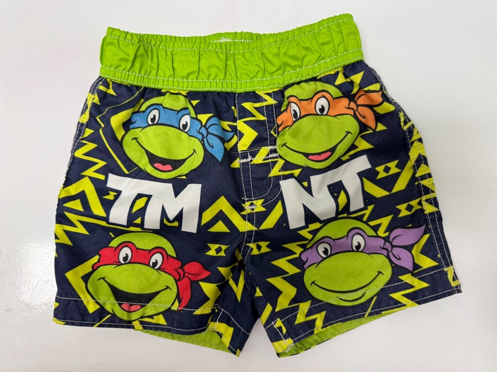 Nickelodeon Ninja Turtles Toddler Swim Trunks-2T