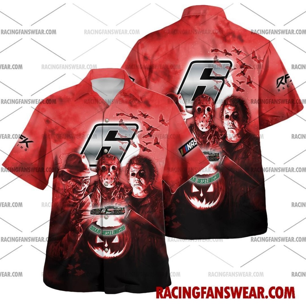 Brad Keselowski NASCAR Racing Halloween Hawaiian Shirt  
