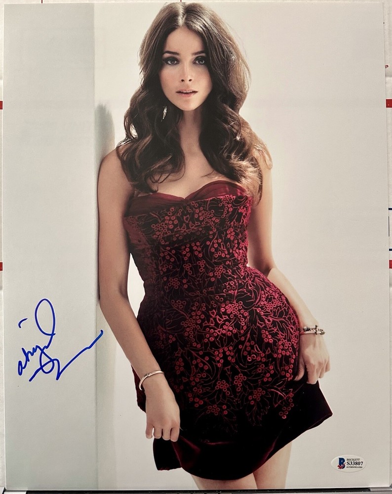 ABIGAIL SPENCER SIGNED SUITS PHOTO 11X14 TIMELESS AUTOGRAPH SEXY FEET BAS COA 3-image