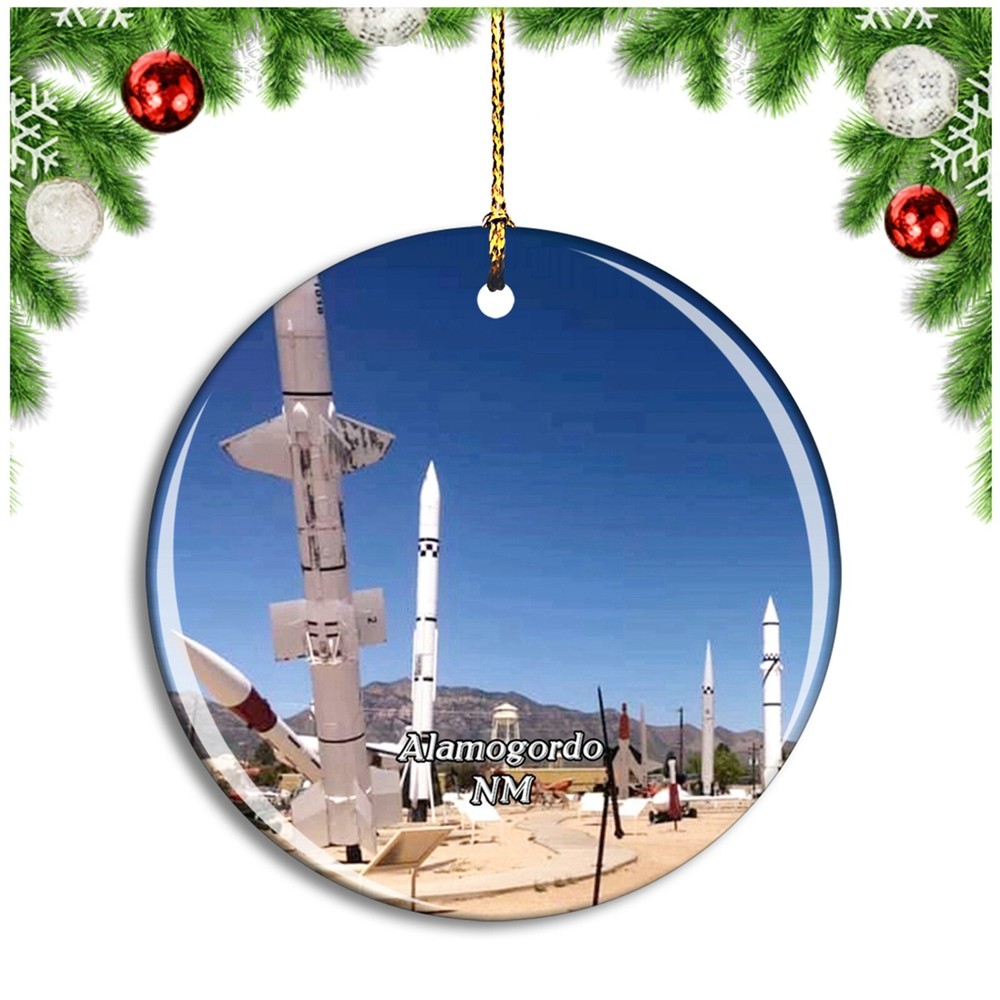Alamogordo White Sands Missile Range Mus Christmas ornament city travel souvenir