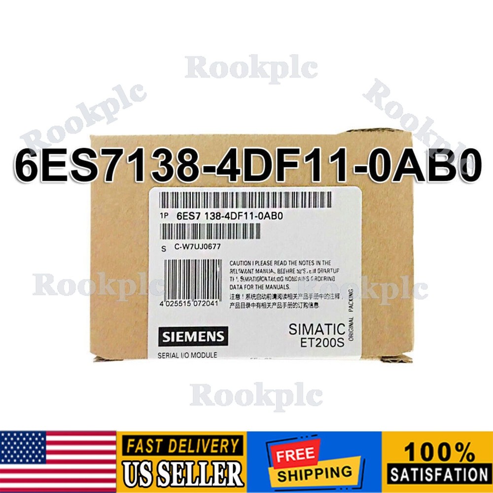 New Siemens Electronics module for ET200S 6ES7138-4DF11-0AB0 6ES7 138-4DF11-0AB0
