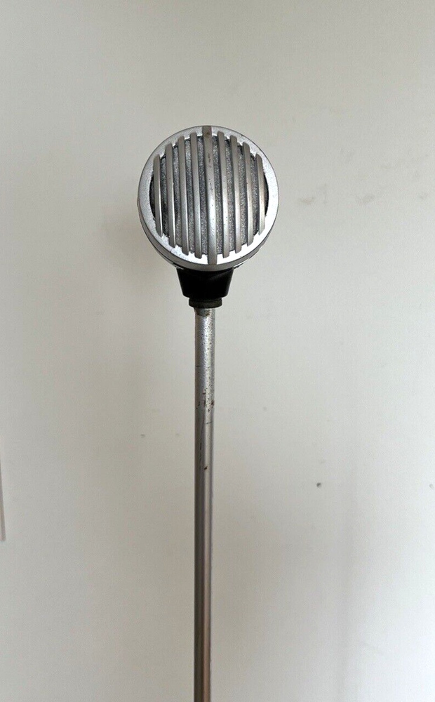 Vintage Standing Microphone Barbie Style Prop DOES NOT WORK - Display only-READ