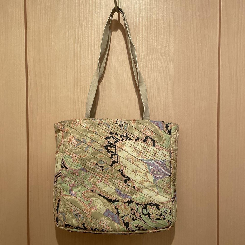 ETRO Paisley Mini Tote Bag Beige 11.4 inch branded