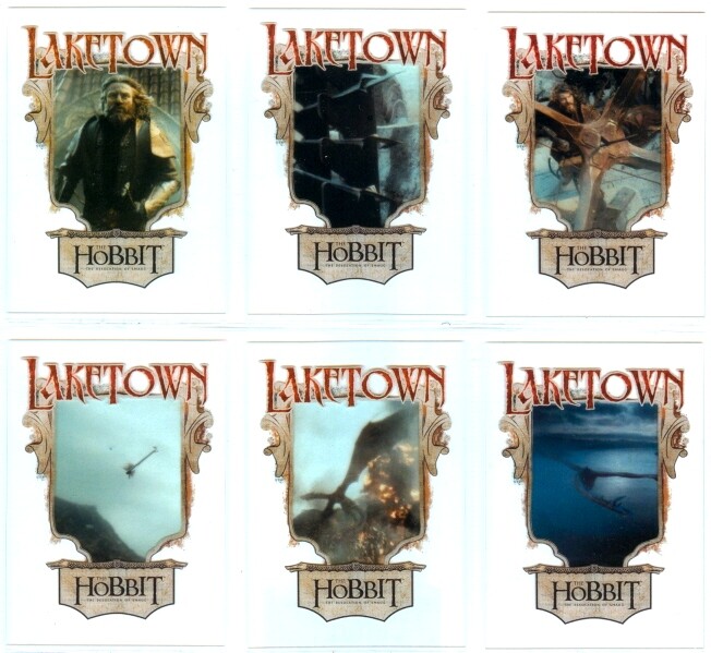 The Hobbit Desolation of Smaug Laketown Set of 6 Figures