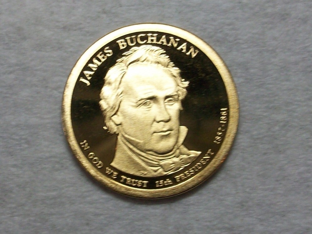 2010 S James Buchanan Presidential Proof $1 One Dollar Circulated