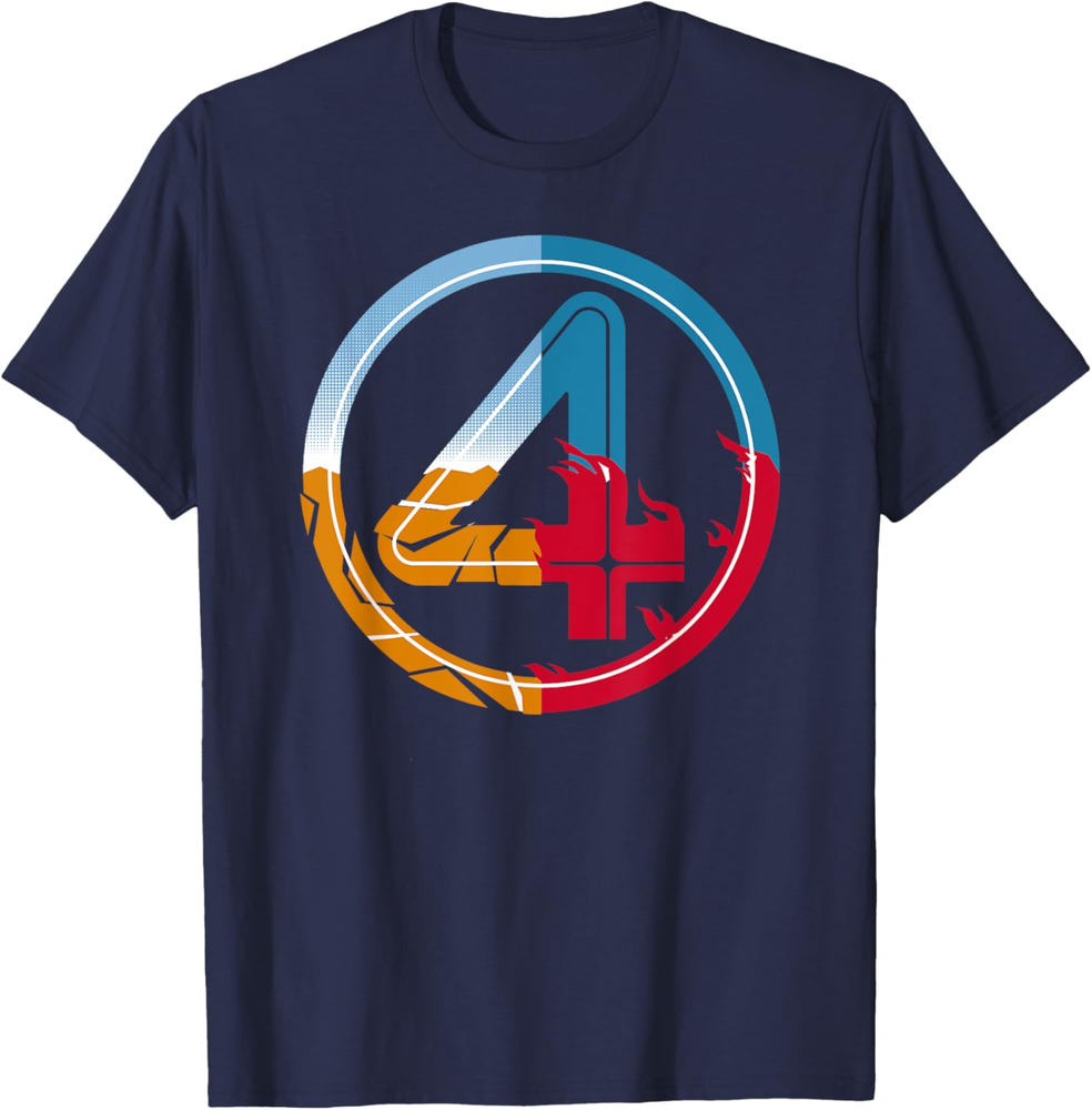 Marvel Fantastic Four First Steps Super-Powered Logo Graphic Tee