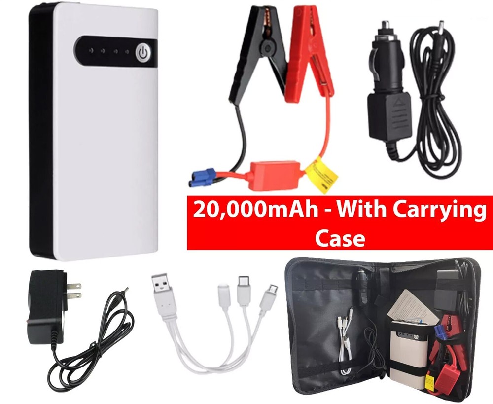 Car Jump Starter 12V Battery 20000mAH LED  Booster Charge Emergency Power Bank