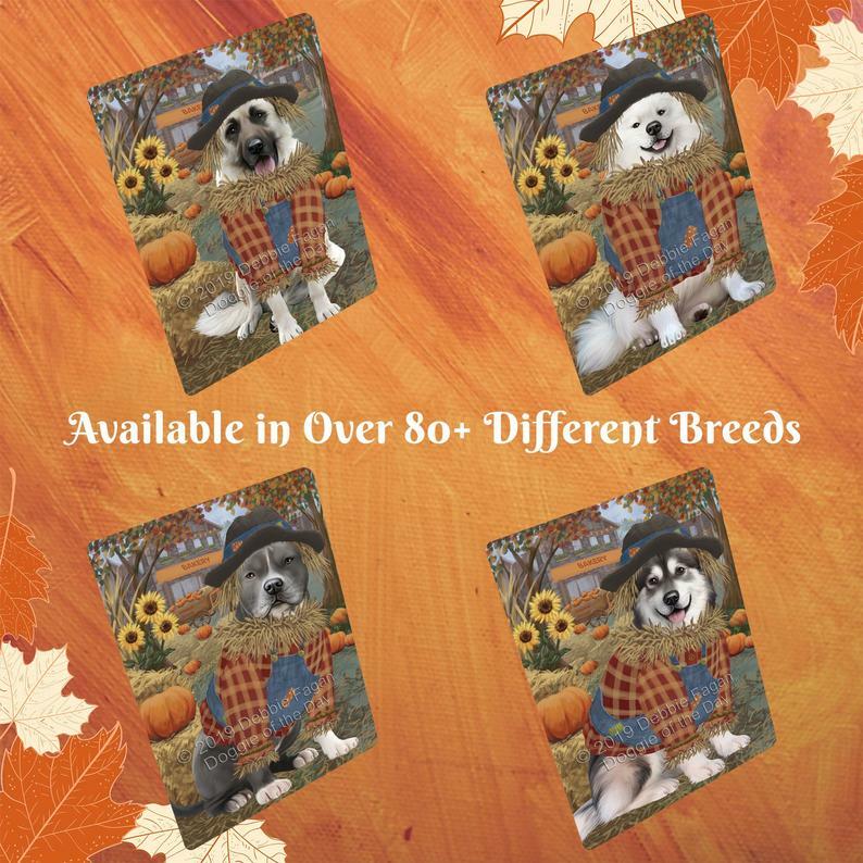 Halloween Fall Pumpkin Dog Cat Pet Photo Lovers Refrigerator Magnet Gift