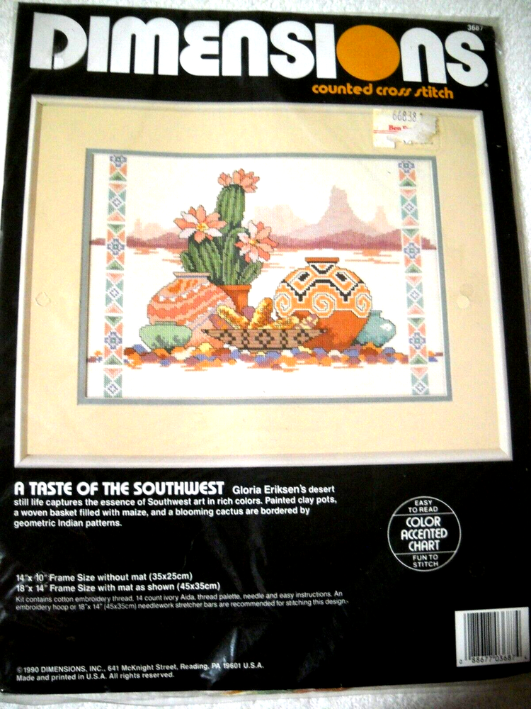A Taste of Southwest Counted Cross Stitch Kit 14x10 inches by Dimensions 3687 F4-image