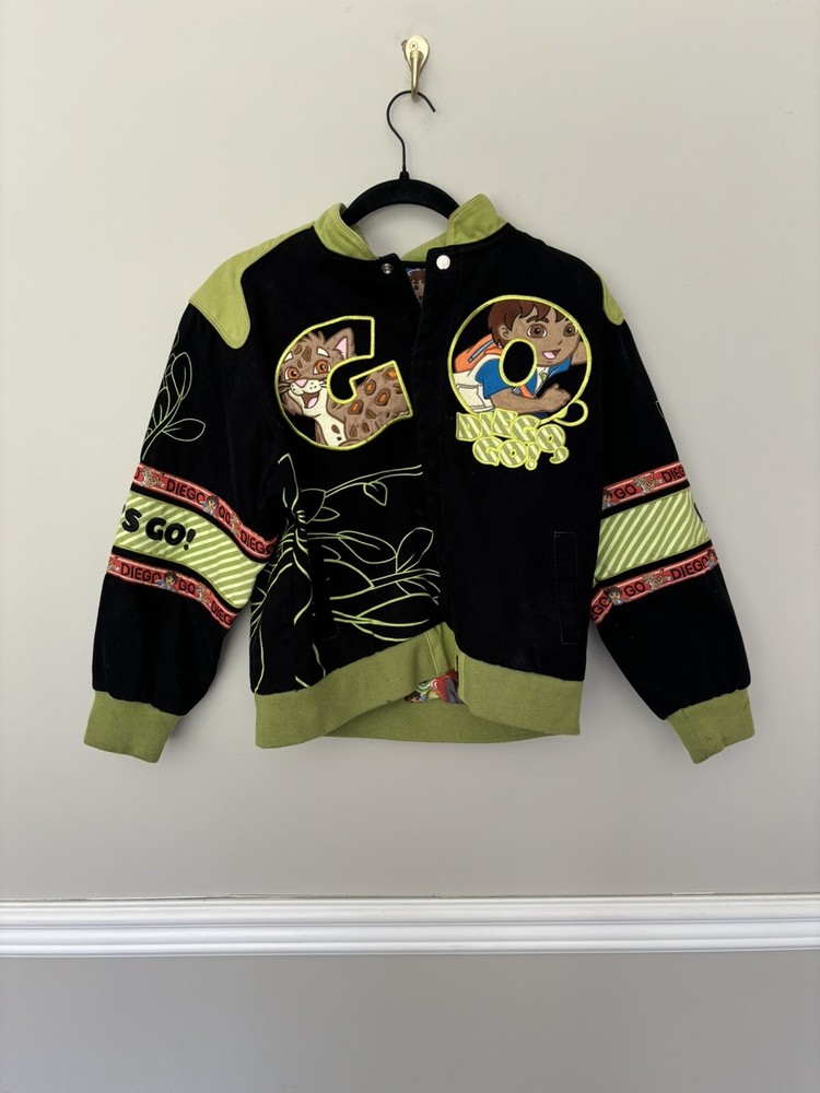 Nickelodeon Go Diego Go Jeff Hamilton Nascar Jacket Youth XL
