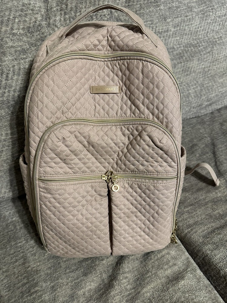 Women's backpack. Travel, School, Outdoor Activities. USB Port.  Exquisite Pink.