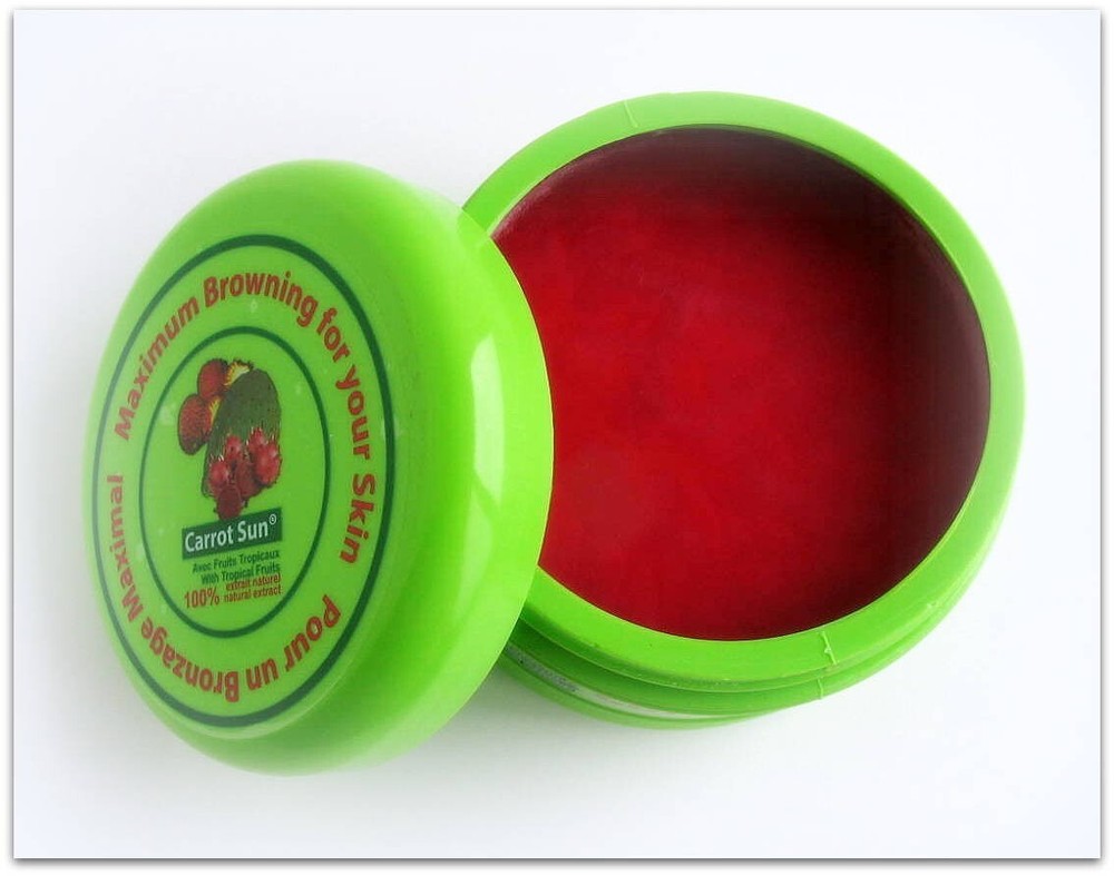 FREE SHIPPING CARROT SUN TANNING ACCELERATOR CREAM 350ml TROPICAL FRUIT