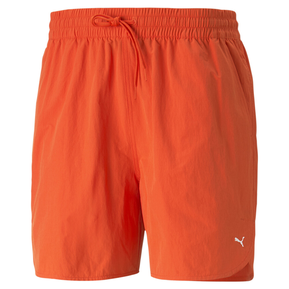 Men's Puma Track Meet Orange Athletic Casual Shorts 53802320