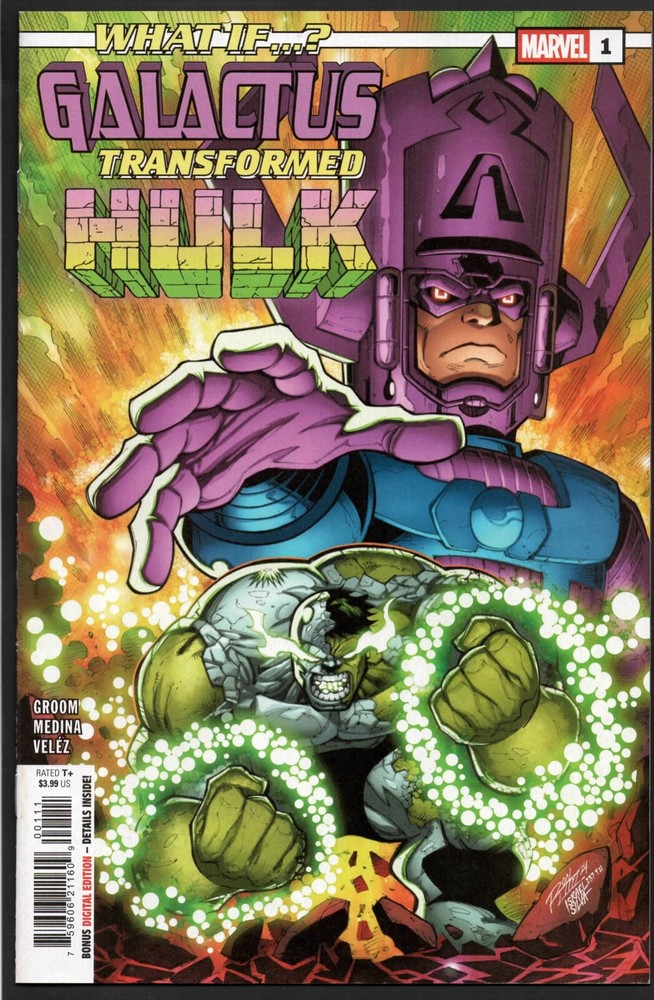 What If Galactus Transformed The Hulk Issue 1 Main Cover NM Ron Lim