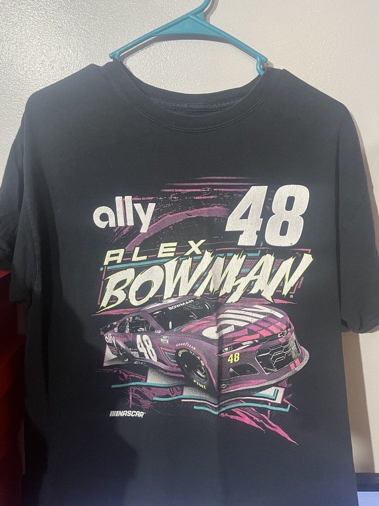 Vintage Nascar Alex Bowman Tee Shirt Size Large