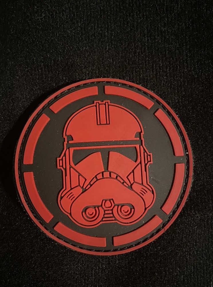Clone Trooper Soldier 104 Wolfpack Galactic Empire Star Wars Tactical Patch Red