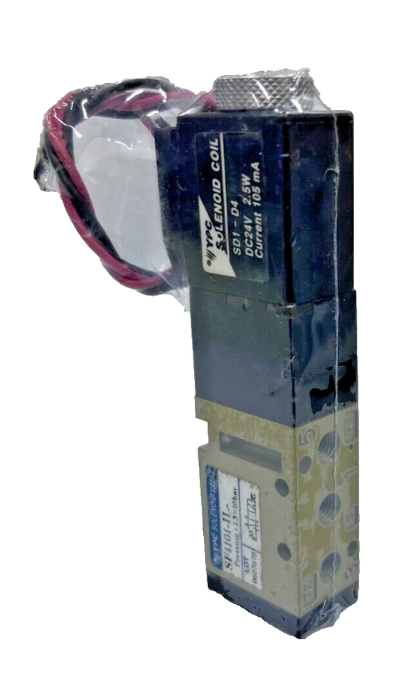 YPC SF1101-IL Pneumatic Directional Valve  5/2 Way M5 24V DC 1.5 to 10 bar